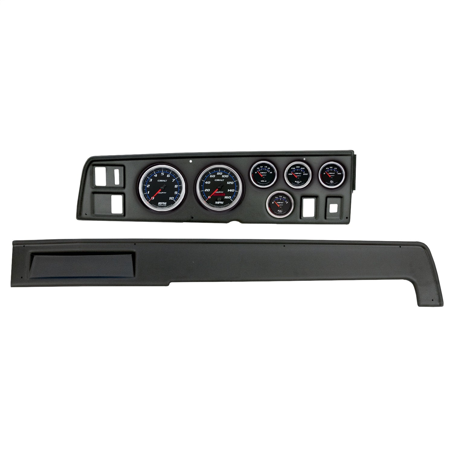 6 GAUGE DIRECT-FIT DASH KIT, DODGE CHARGER 68-70, COBALT