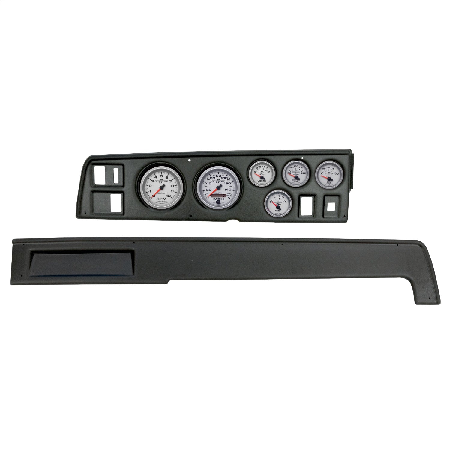6 GAUGE DIRECT-FIT DASH KIT, DODGE CHARGER 68-70, ULTRA-LITE II