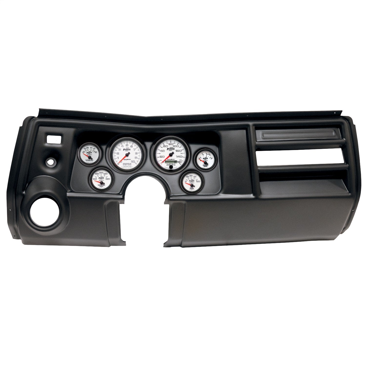 6 GAUGE DIRECT-FIT DASH KIT, CHEVY CHEVELLE VENT 69, PHANTOM II