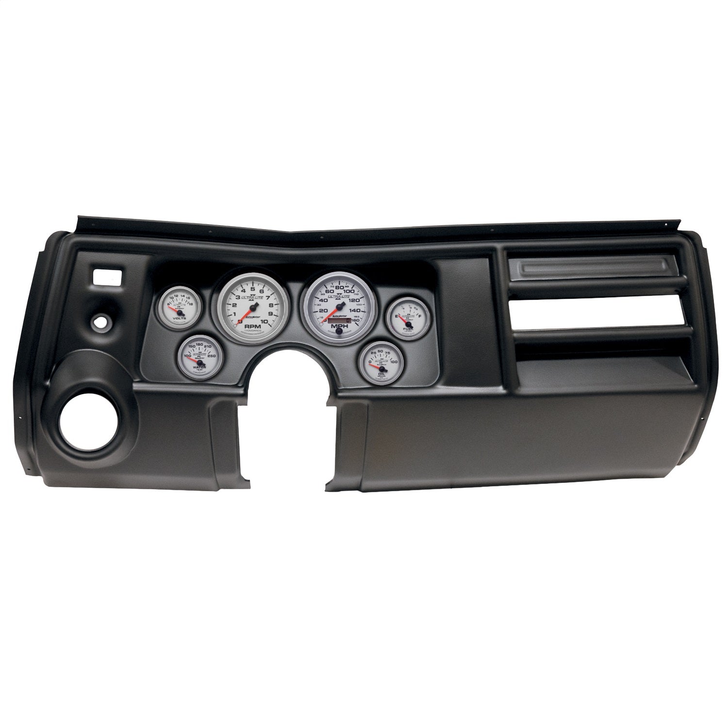 6 GAUGE DIRECT-FIT DASH KIT, CHEVY CHEVELLE VENT 69, ULTRA-LITE II