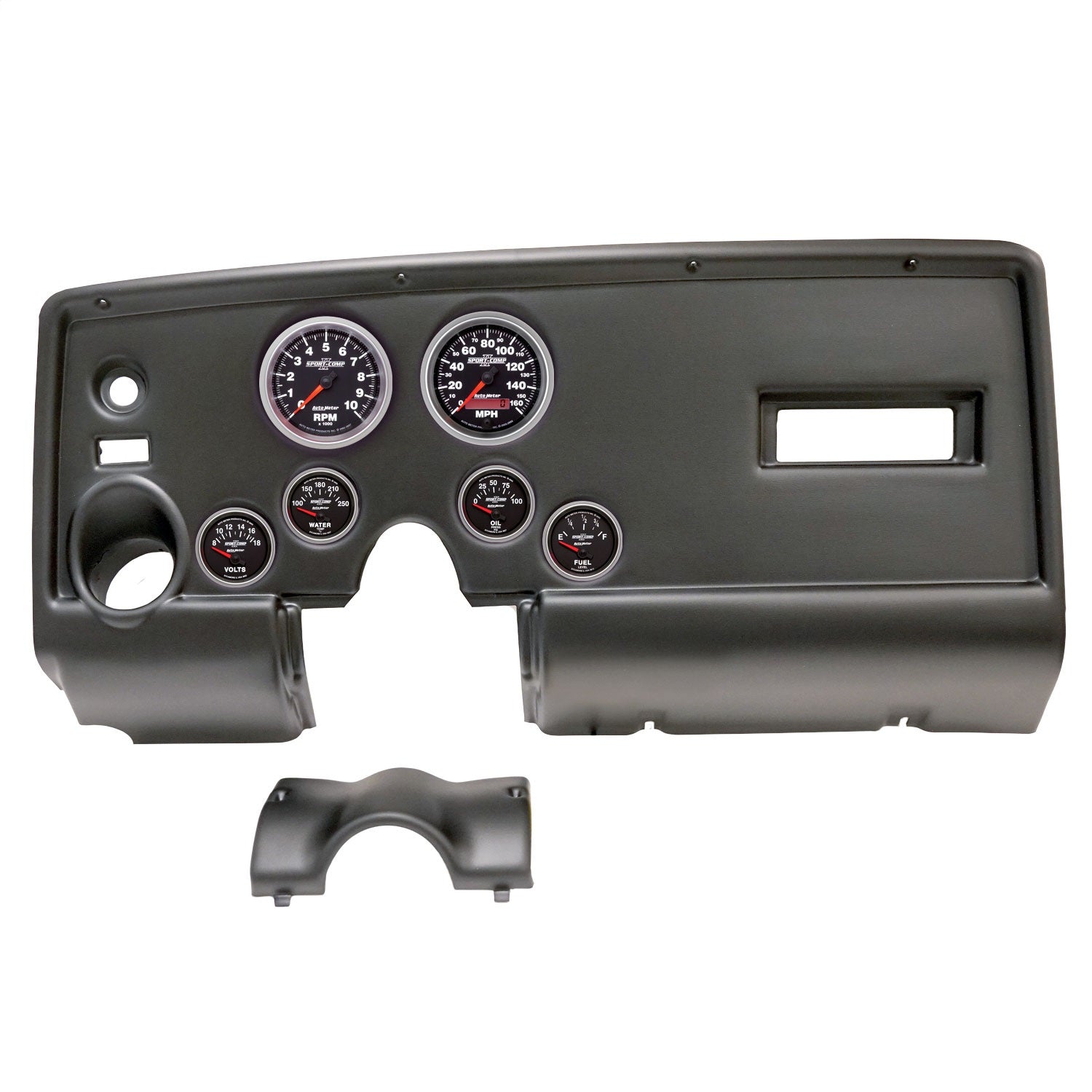 6 GAUGE DIRECT-FIT DASH KIT, PONTIAC FIREBIRD 69, SPORT-COMP II