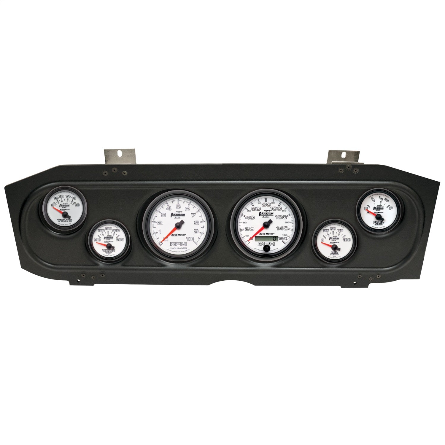 6 GAUGE DIRECT-FIT DASH KIT, MERCURY COUGAR 69-70, PHANTOM II
