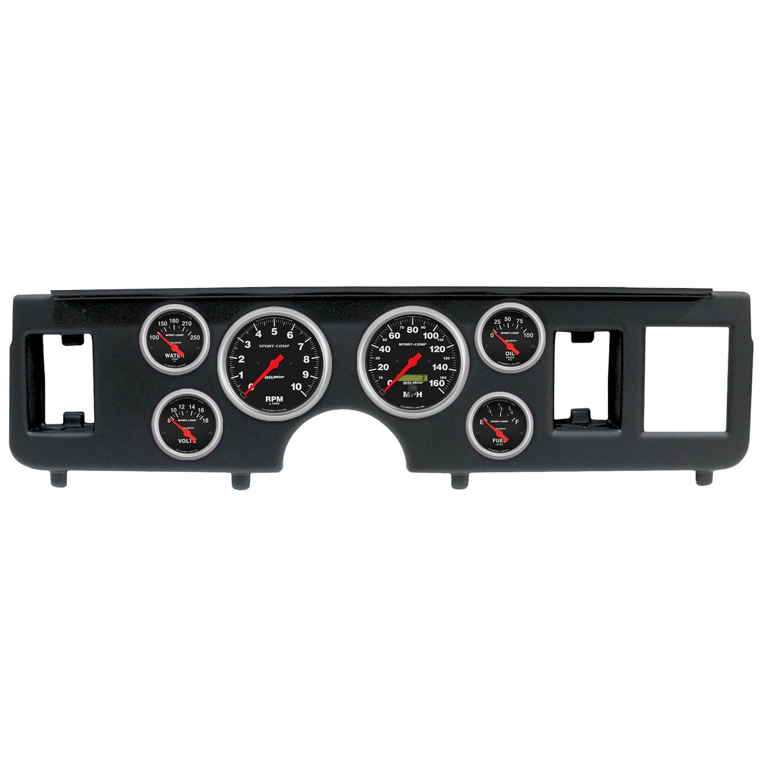 6 GAUGE DIRECT-FIT DASH KIT, FORD MUSTANG 79-86, SPORT-COMP