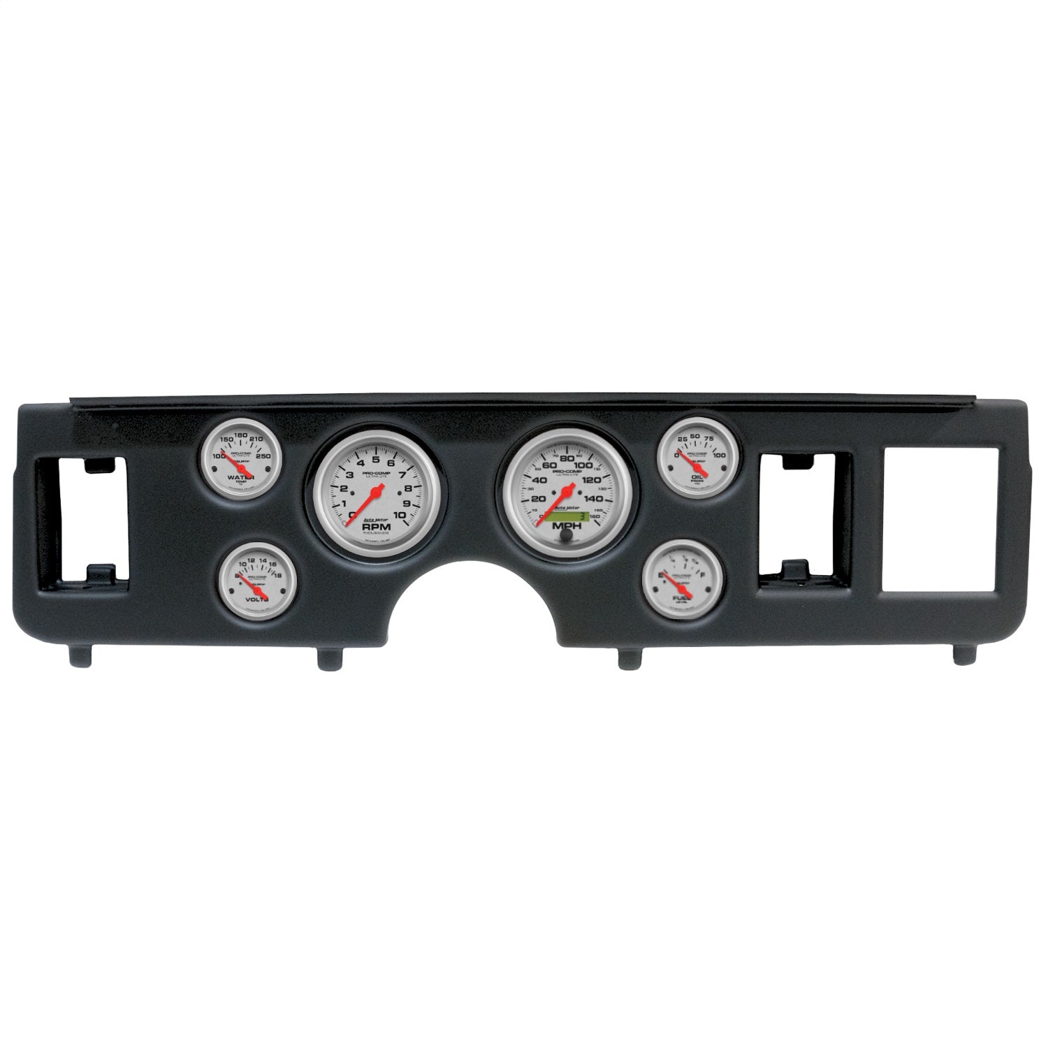 6 GAUGE DIRECT-FIT DASH KIT, FORD MUSTANG 79-86, ULTRA-LITE