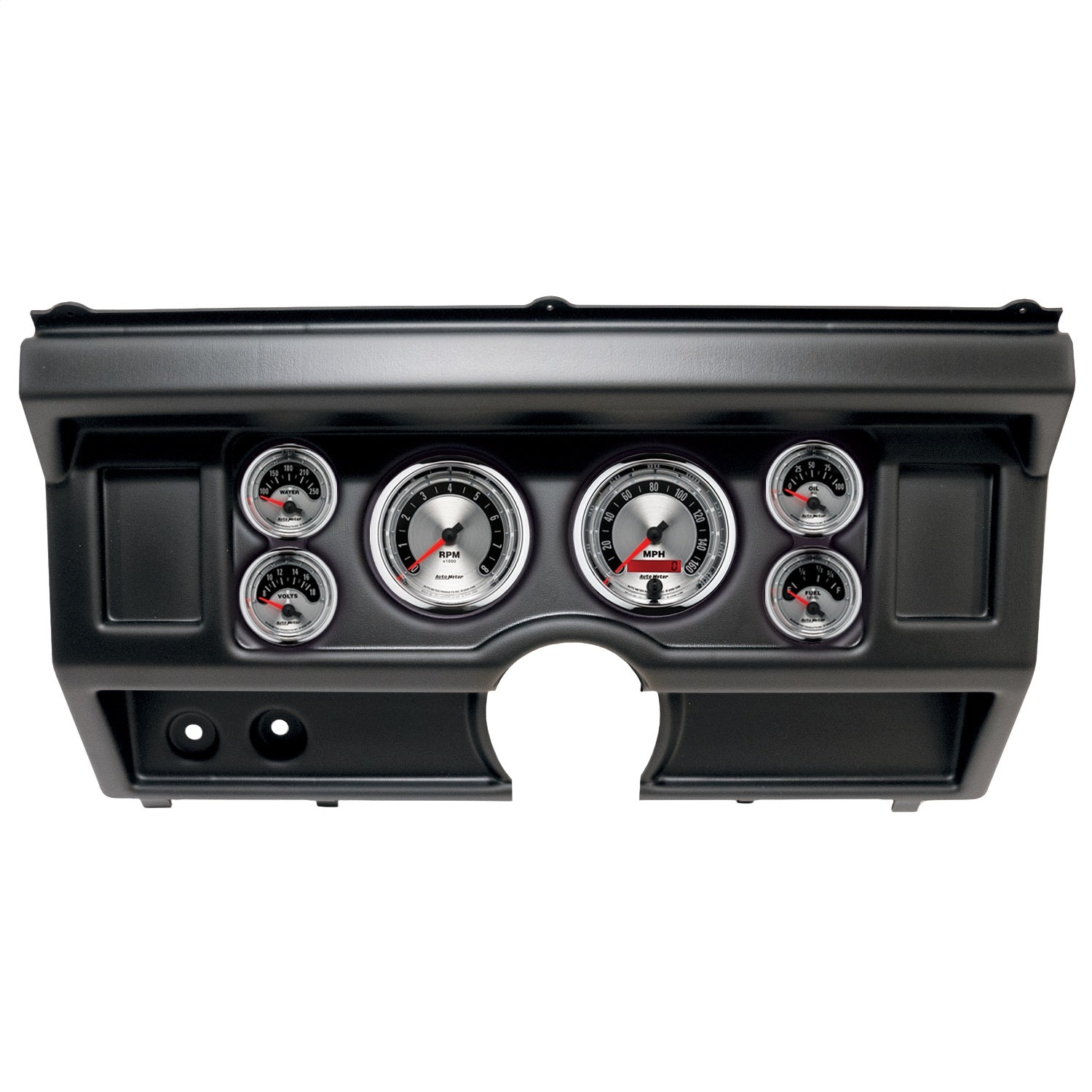 6 GAUGE DIRECT-FIT DASH KIT, FORD TRUCK NO AC 80-86, AMERICAN MUSCLE