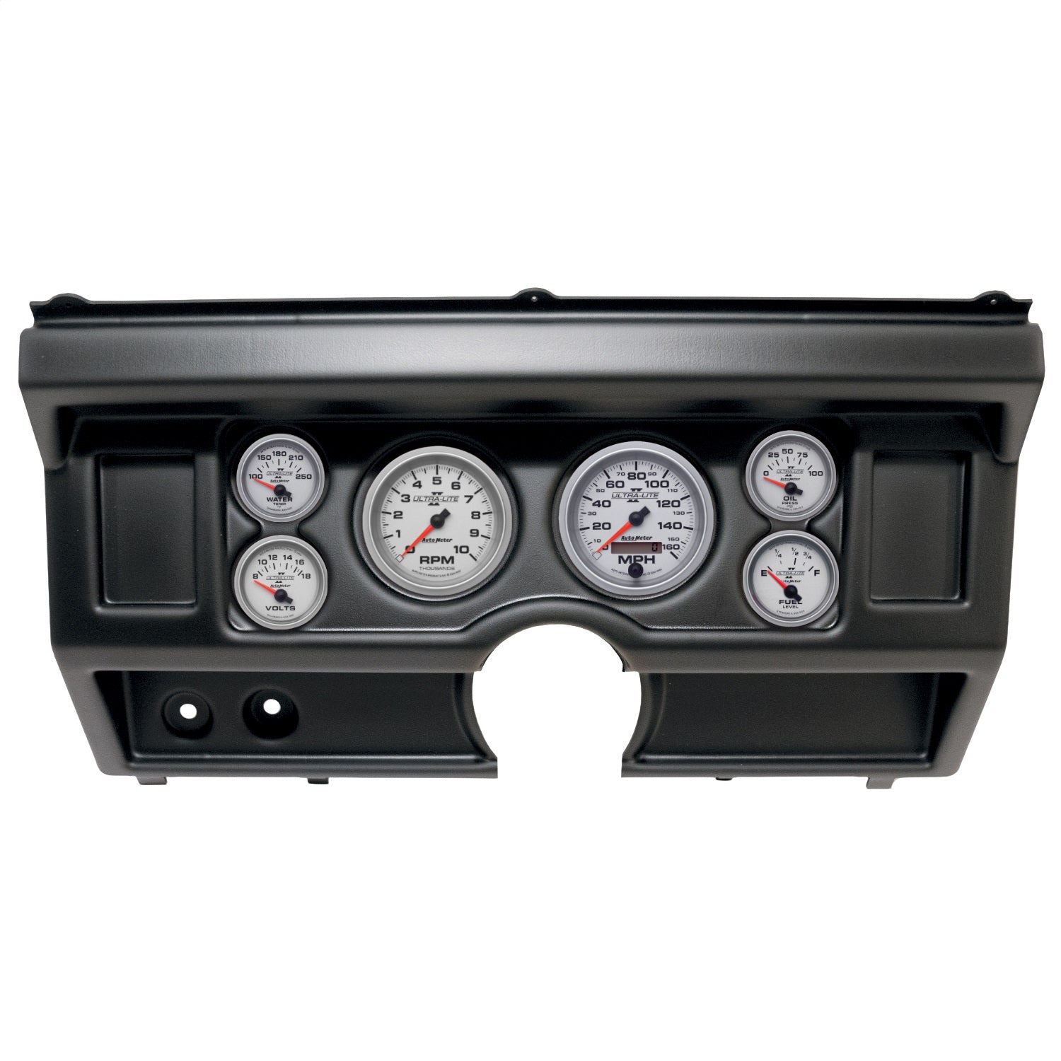 6 GAUGE DIRECT-FIT DASH KIT, FORD TRUCK NO AC 80-86, ULTRA-LITE II
