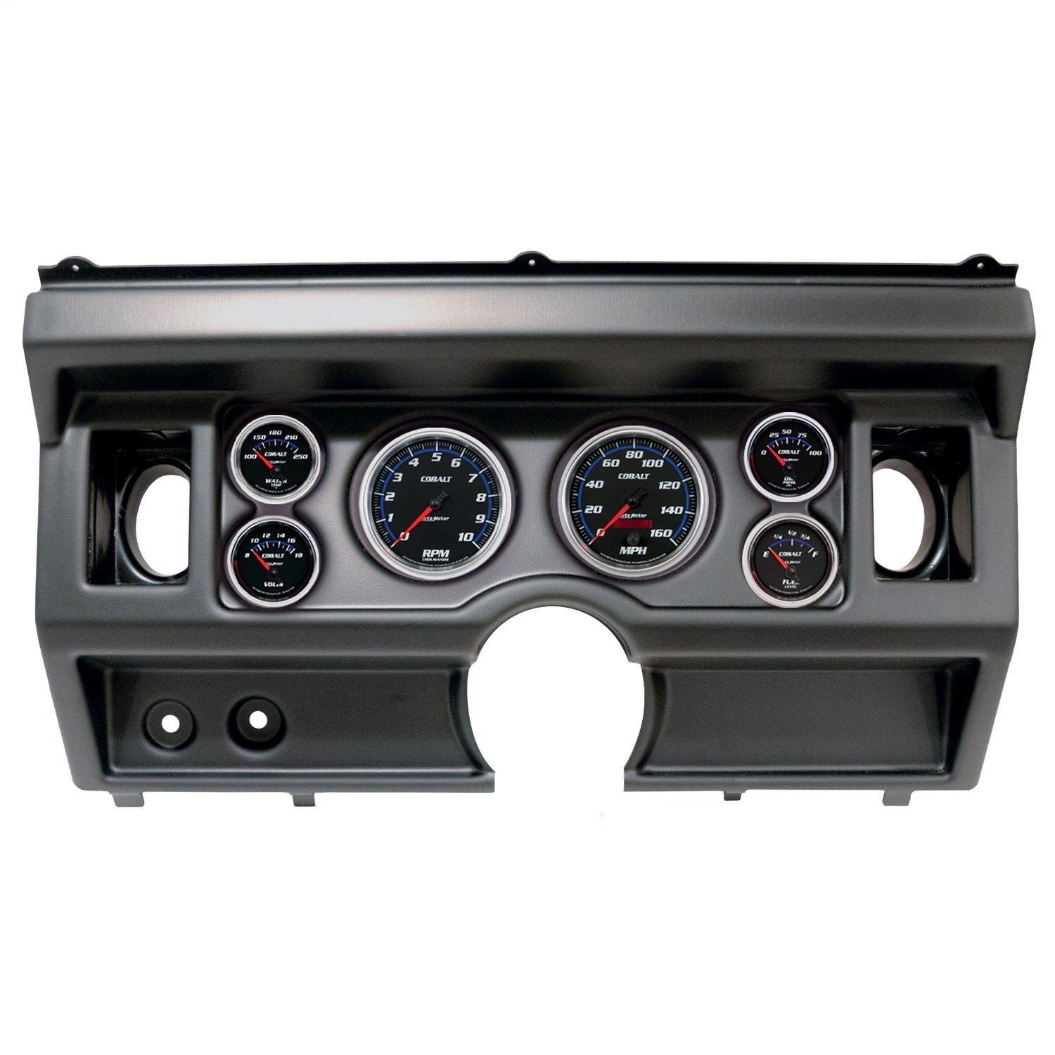 6 GAUGE DIRECT-FIT DASH KIT, FORD TRUCK AC 80-86, COBALT