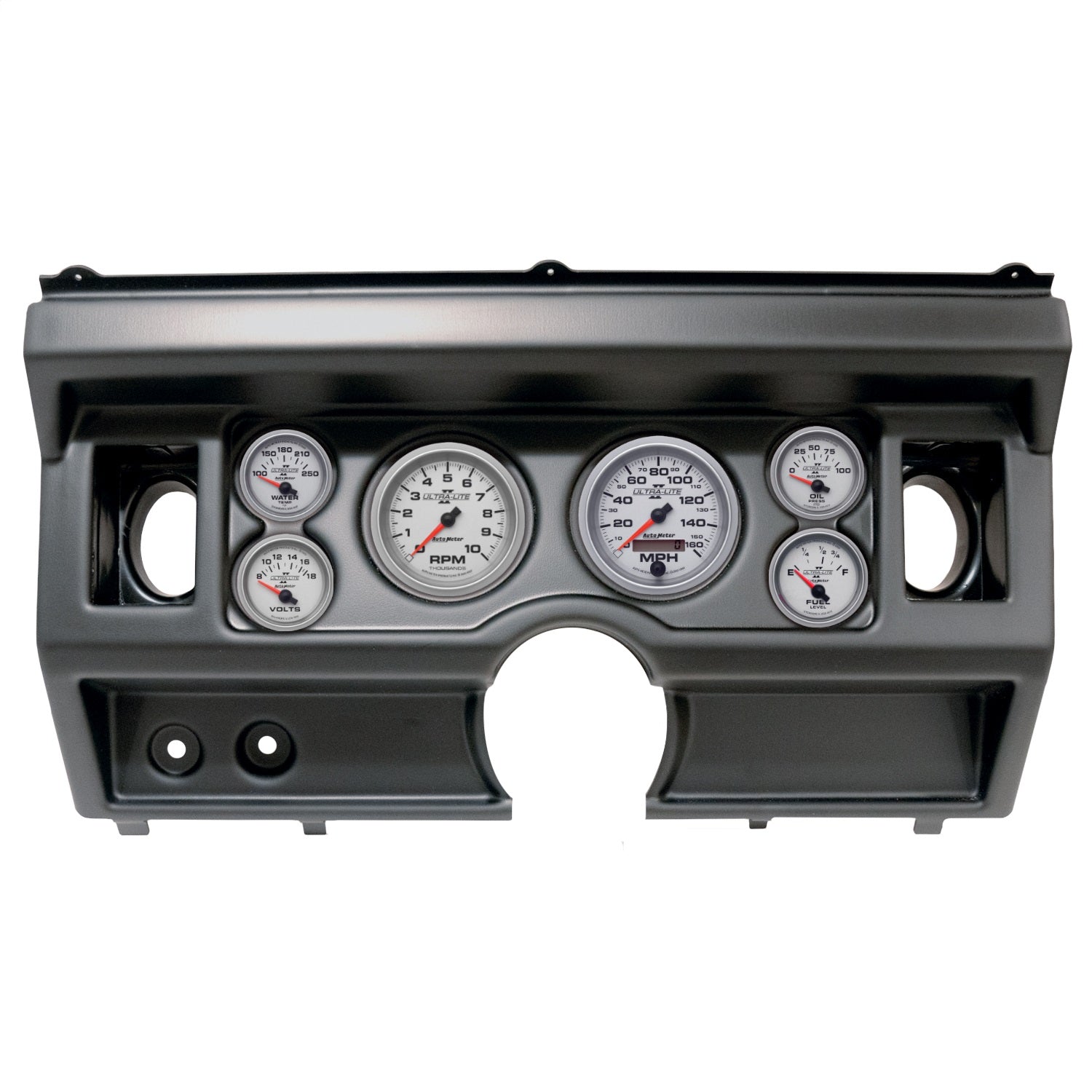6 GAUGE DIRECT-FIT DASH KIT, FORD TRUCK AC 80-86, ULTRA-LITE II