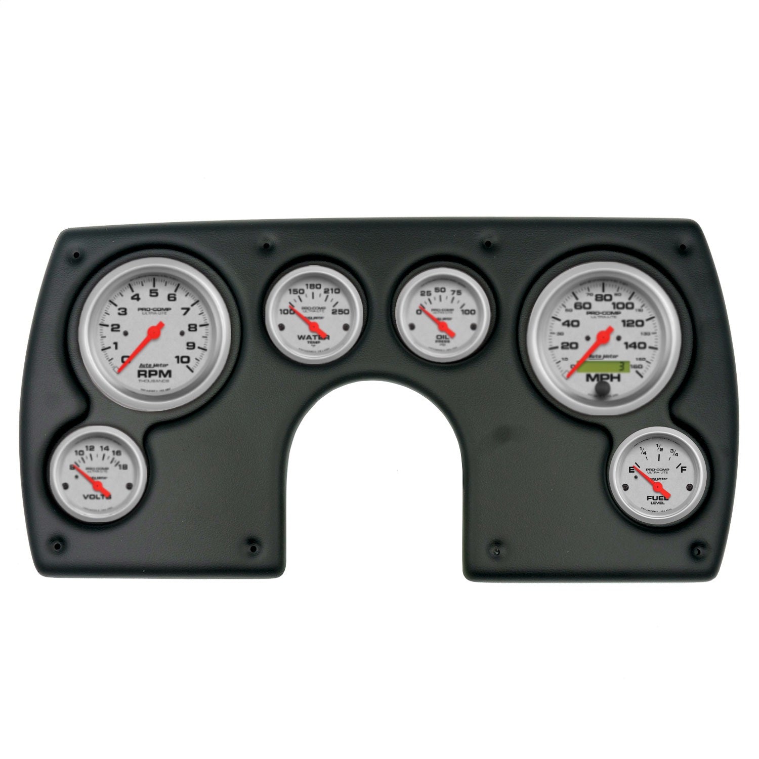 6 GAUGE DIRECT-FIT DASH KIT, CHEVY CAMARO 82-89, ULTRA-LITE