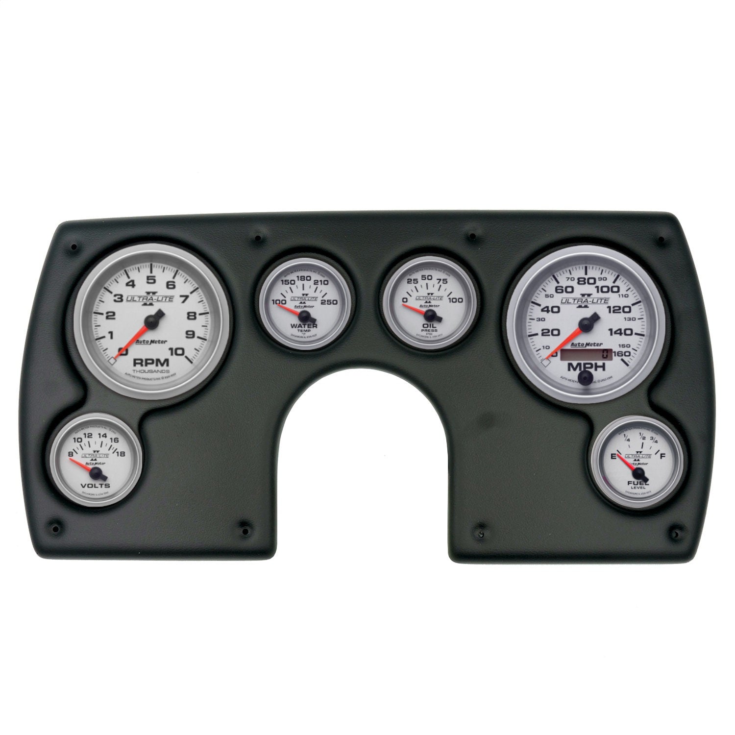 6 GAUGE DIRECT-FIT DASH KIT, CHEVY CAMARO 82-89, ULTRA-LITE II