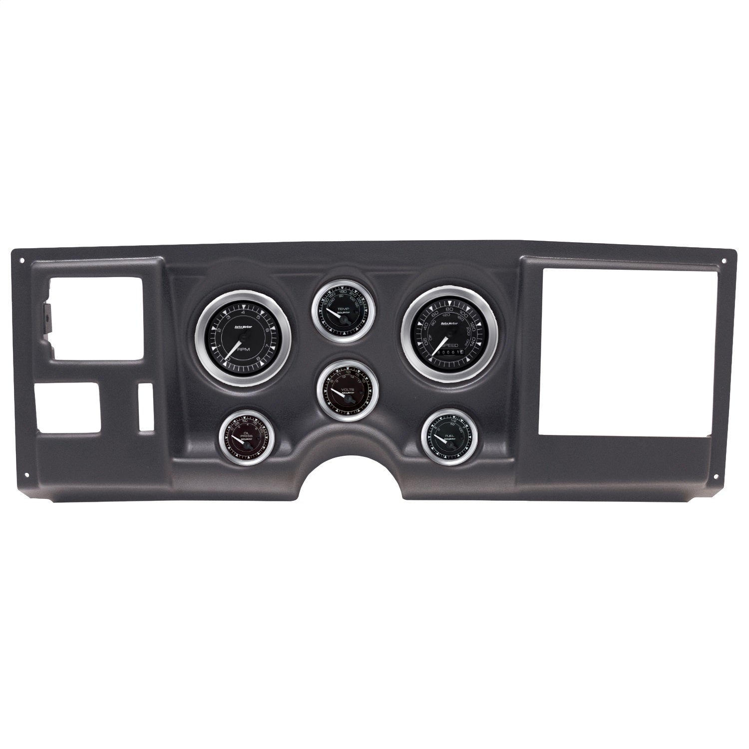 6 GAUGE DIRECT-FIT DASH KIT, CHEVY/GMC TRUCK 88-94, CHRONO