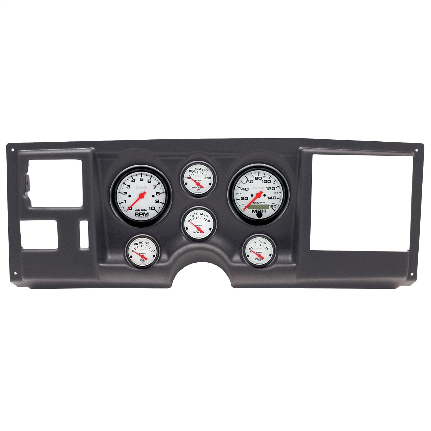 6 GAUGE DIRECT-FIT DASH KIT, CHEVY/GMC TRUCK 88-94, PHANTOM
