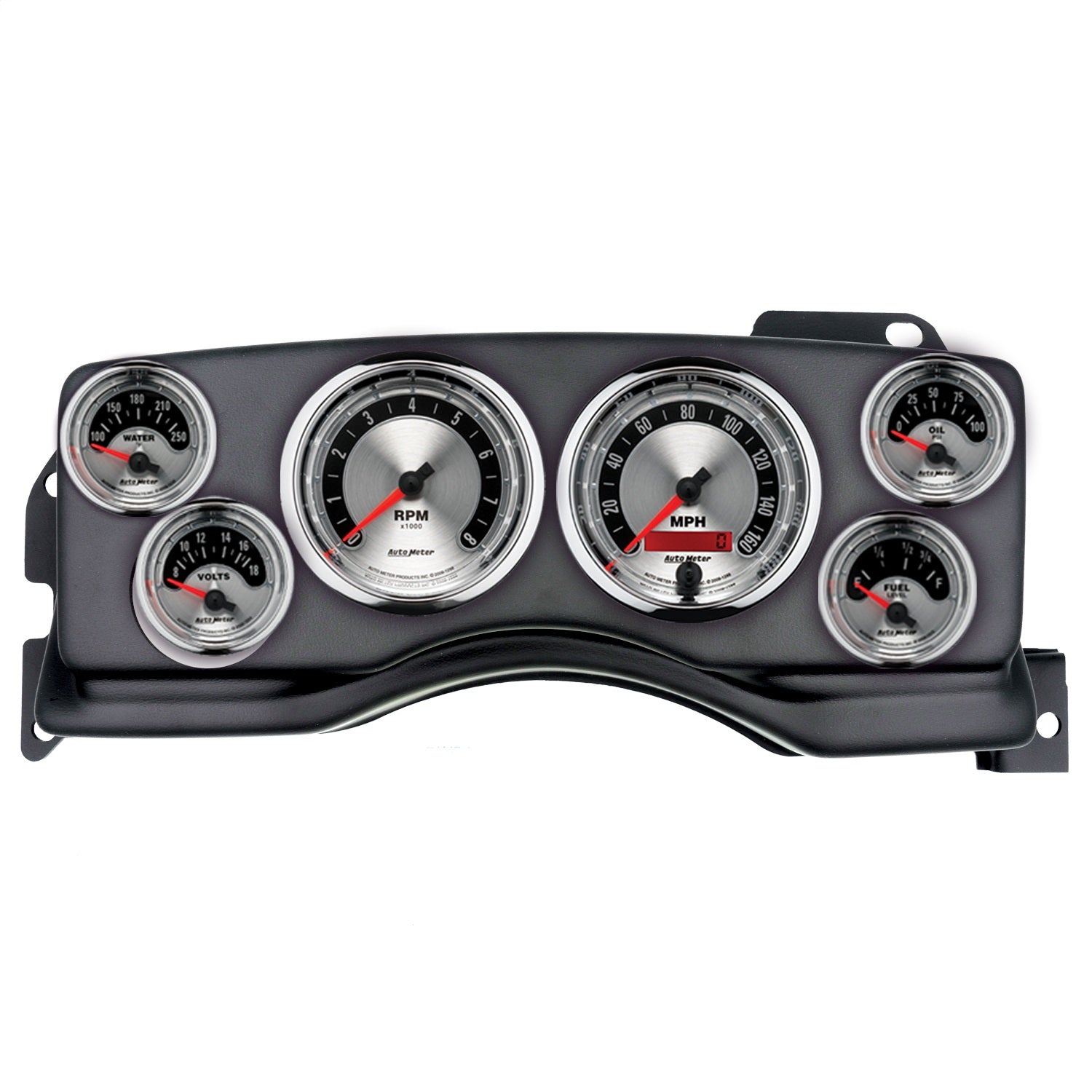6 GAUGE DIRECT-FIT DASH KIT, FORD MUSTANG 90-93, AMERICAN MUSCLE