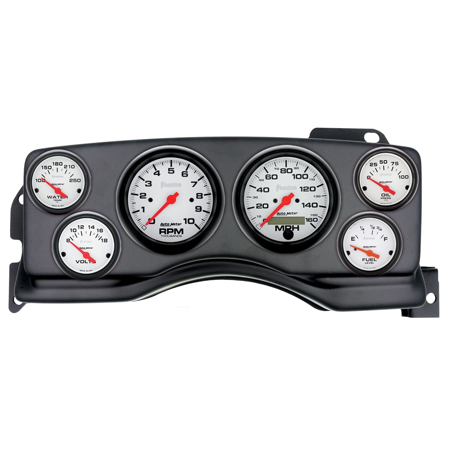 6 GAUGE DIRECT-FIT DASH KIT, FORD MUSTANG 90-93, PHANTOM