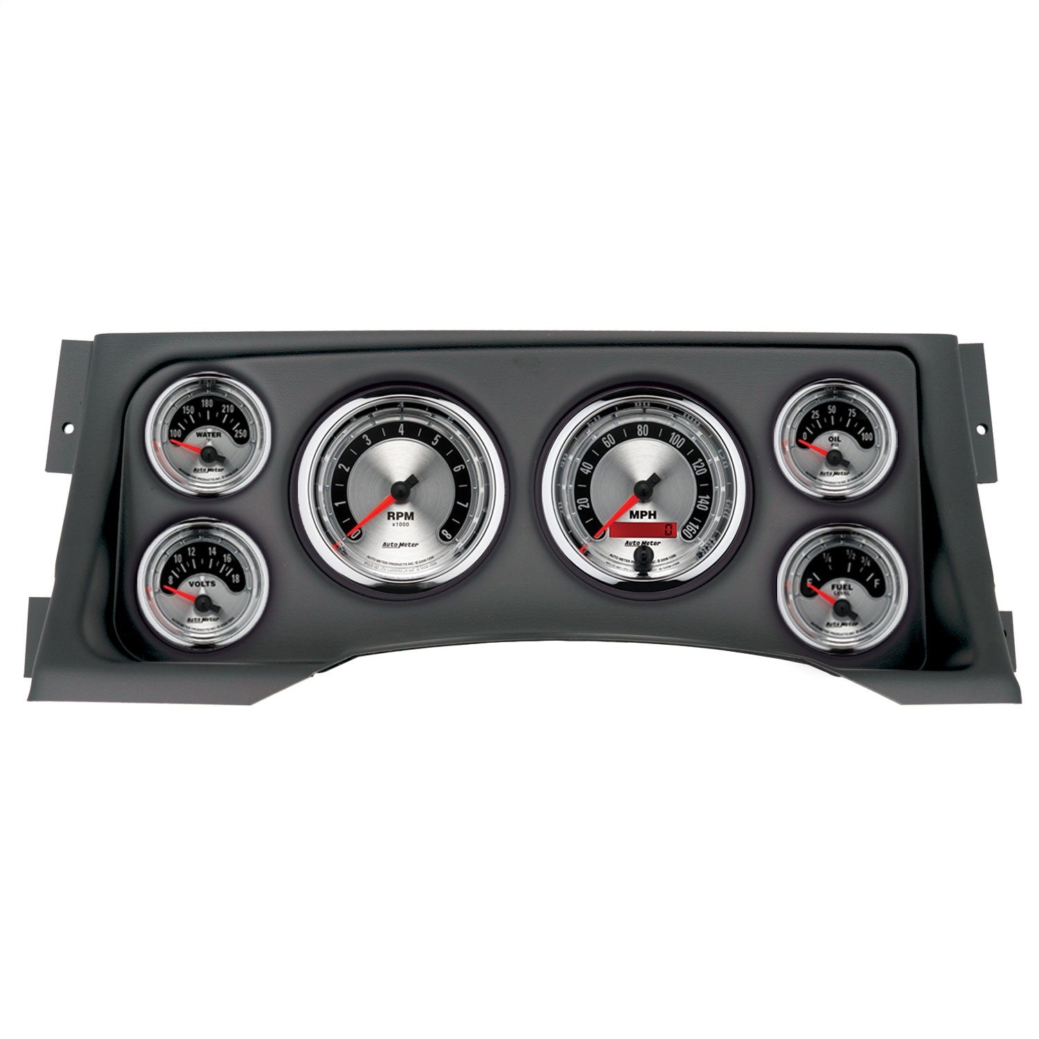 6 GAUGE DIRECT-FIT DASH KIT, CHEVY/GMC TRUCK 95-98, AMERICAN MUSCLE