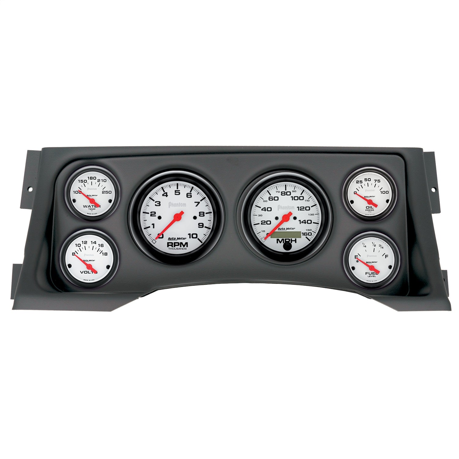 6 GAUGE DIRECT-FIT DASH KIT, CHEVY/GMC TRUCK 95-98, PHANTOM