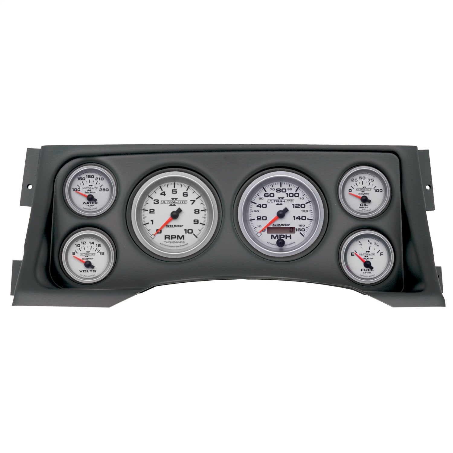 6 GAUGE DIRECT-FIT DASH KIT, CHEVY/GMC TRUCK 95-98, ULTRA-LITE II