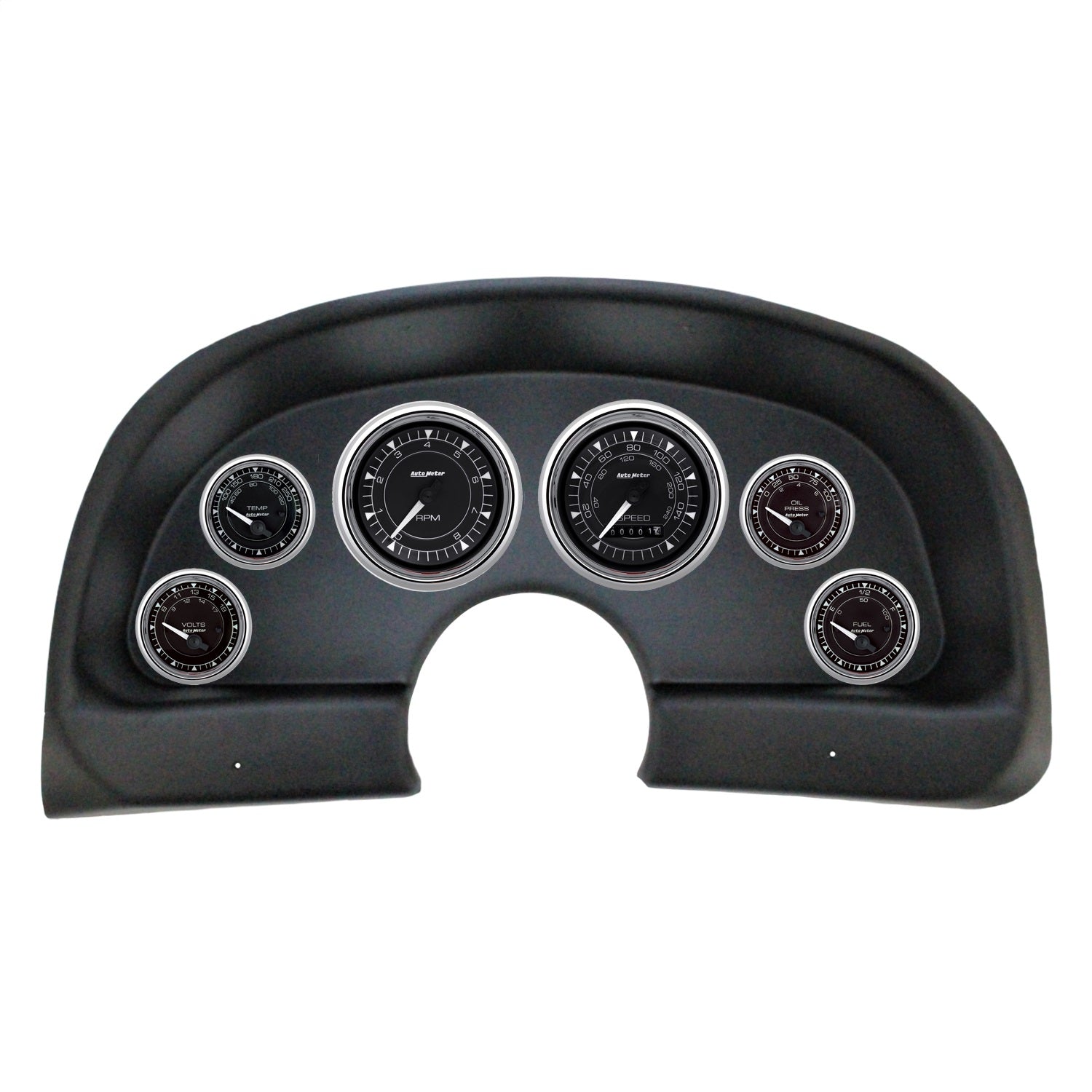 6 GAUGE DIRECT-FIT DASH KIT, CHEVY CAMARO 93-02, CHRONO CHROME