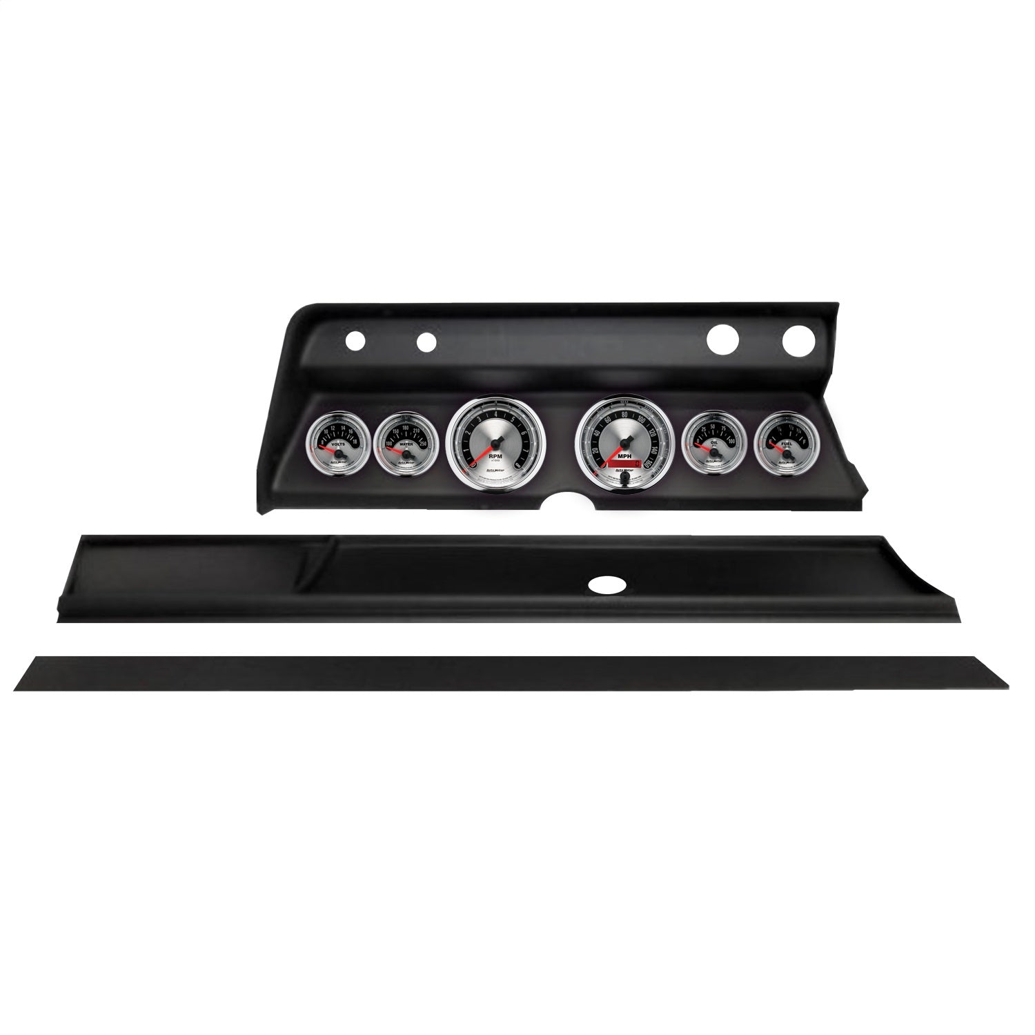 6 GAUGE DIRECT-FIT DASH KIT, CHEVY CHEVELLE 67, AMERICAN MUSCLE