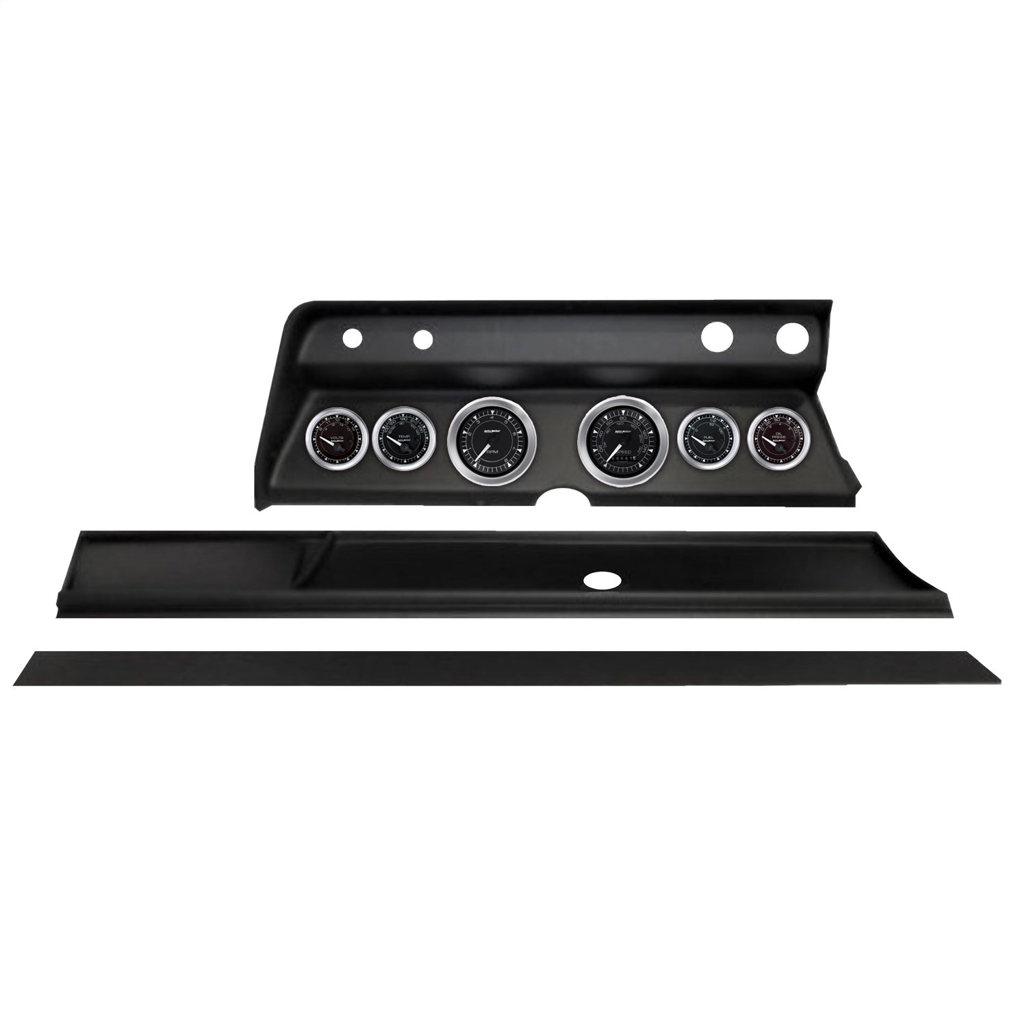6 GAUGE DIRECT-FIT DASH KIT, CHEVY CHEVELLE 67, CHRONO