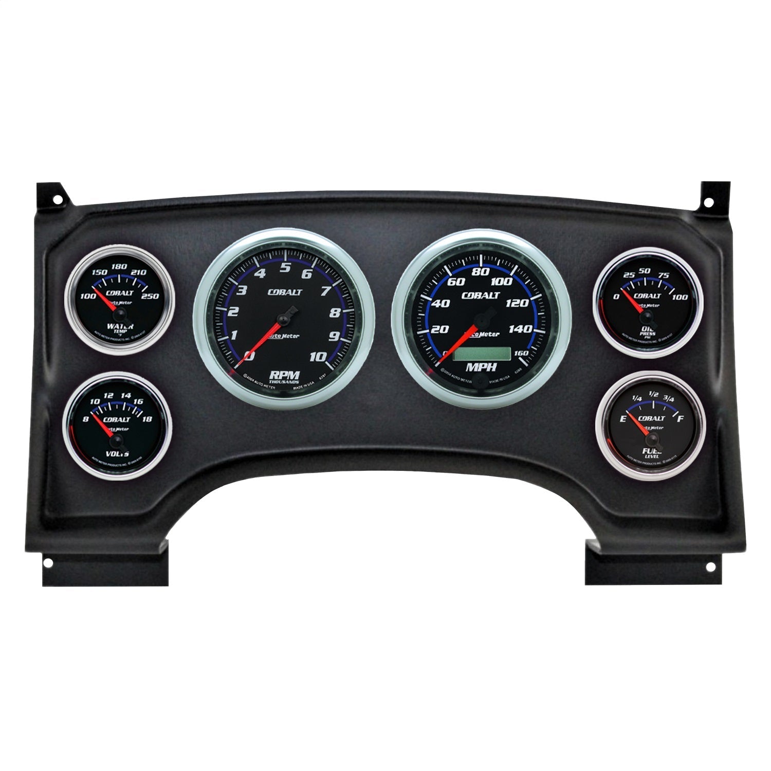 6 GAUGE DIRECT-FIT DASH KIT, CHEVY S10 TRUCK 94-97, COBALT