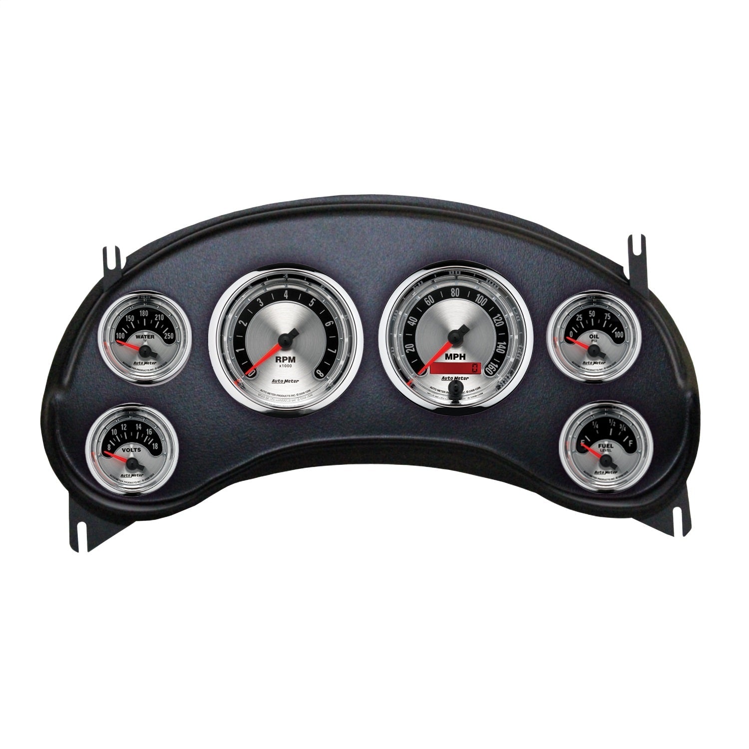 6 GAUGE DIRECT-FIT DASH KIT, CHEVY S10 TRUCK 98-04, AMERICAN MUSCLE