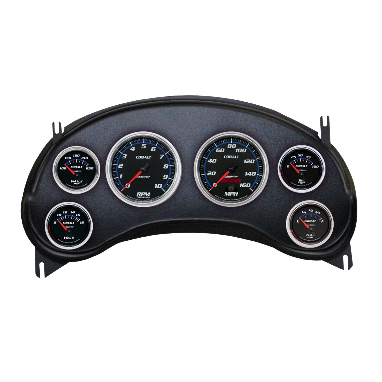 6 GAUGE DIRECT-FIT DASH KIT, CHEVY S10 TRUCK 98-04, DESIGNER BLACK
