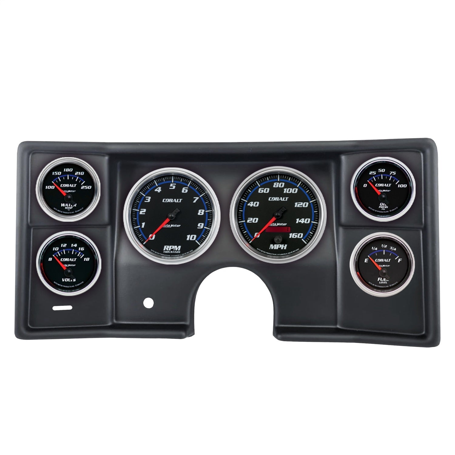6 GAUGE DIRECT-FIT DASH KIT, MALIBU/EL CAMINO/MONTECARLO 78-81, COBALT