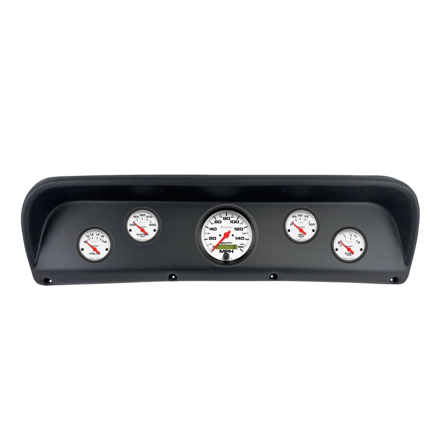 5 GAUGE DIRECT-FIT DASH KIT, FORD F100 67-72, PHANTOM