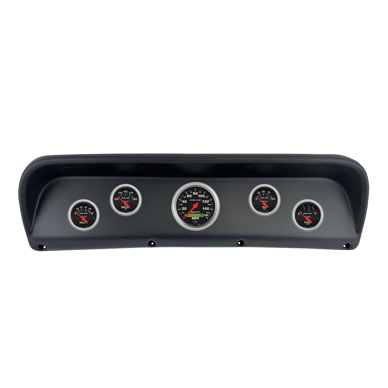 5 GAUGE DIRECT-FIT DASH KIT, FORD F100 67-72, SPORT-COMP