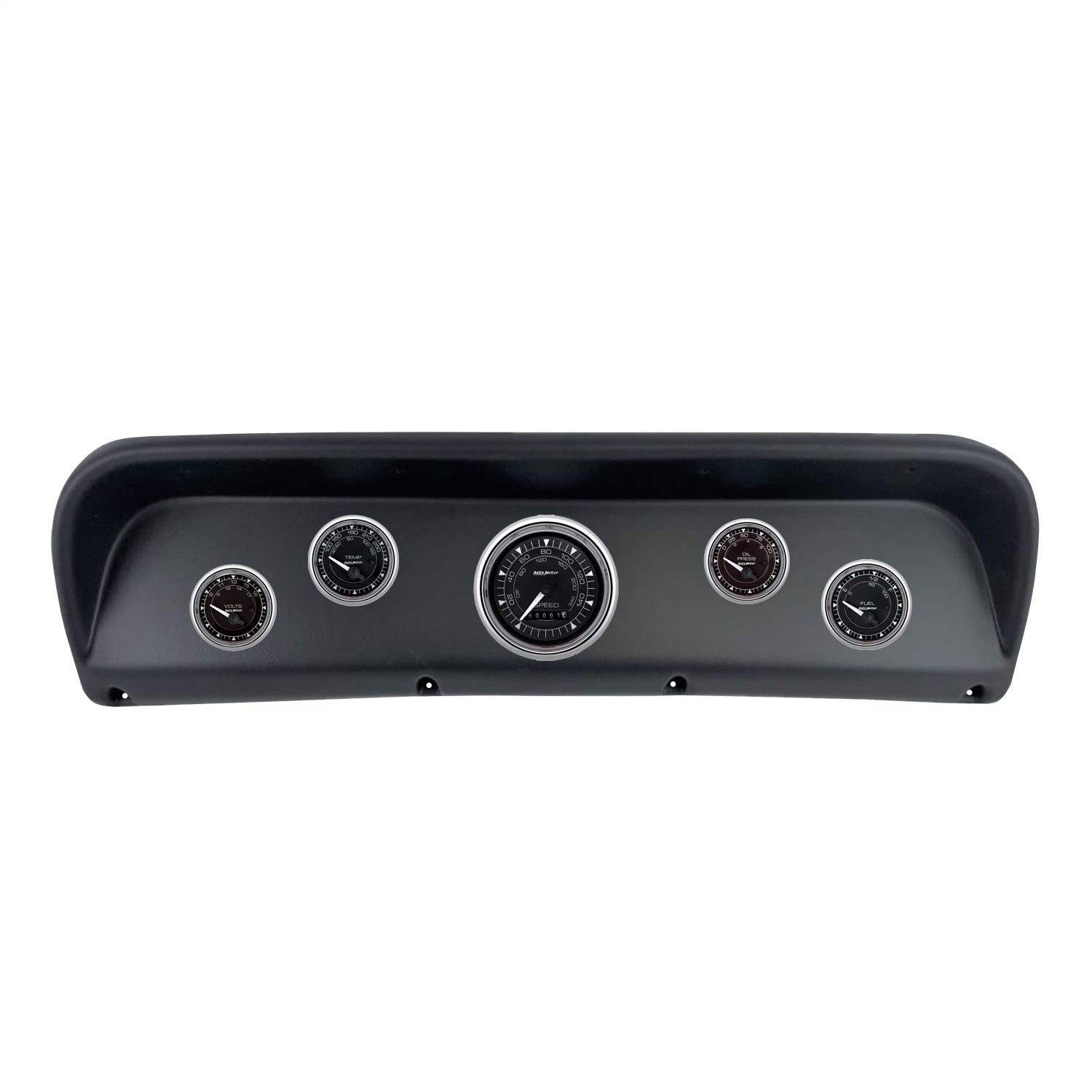 5 GAUGE DIRECT-FIT DASH KIT, FORD F100 67-72, CHRONO CHROME