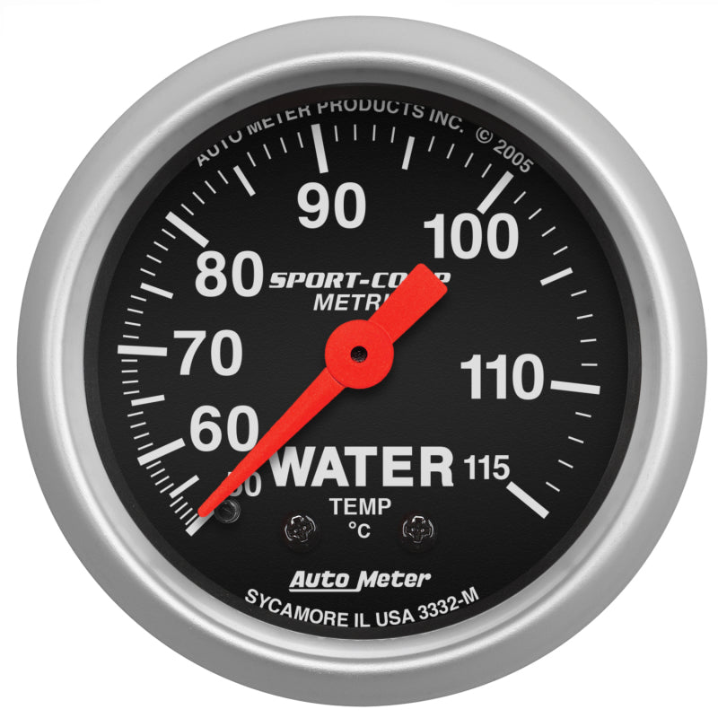 2-1/16" WATER TEMPERATURE, 50-115 °C, SPORT-COMP