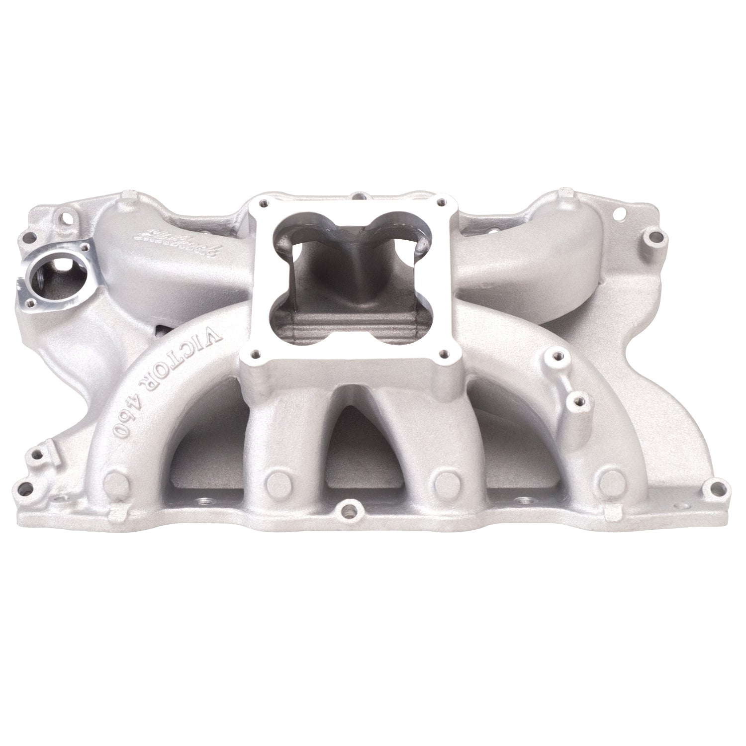 Edelbrock 2965 Intake Manifold Victor Single Plane Aluminum Natural Dominator