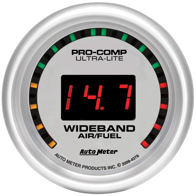 2-1/16" WIDEBAND STREET AIR/FUEL RATIO, 10:1-17:1 AFR, ULTRA-LITE