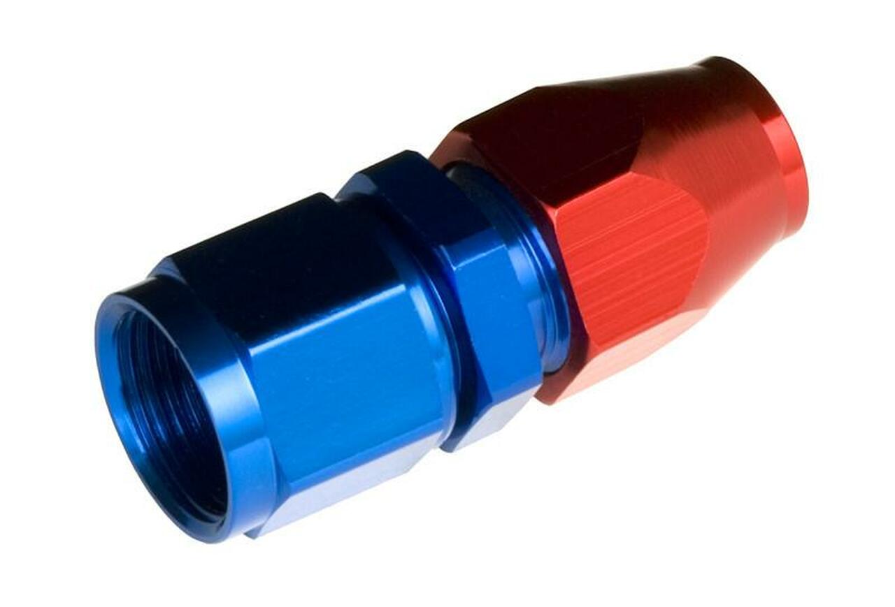 Redhorse Performance 3000-08-08-1 -08 to 1/2" hard line female aluminum hose end - red&blue