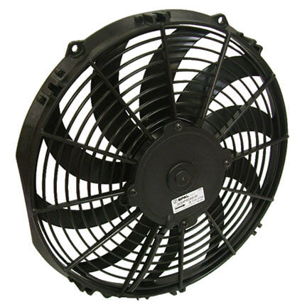 SPAL 30100467 12" Fan Puller Low Profile 909 CFM 10 Curved blades