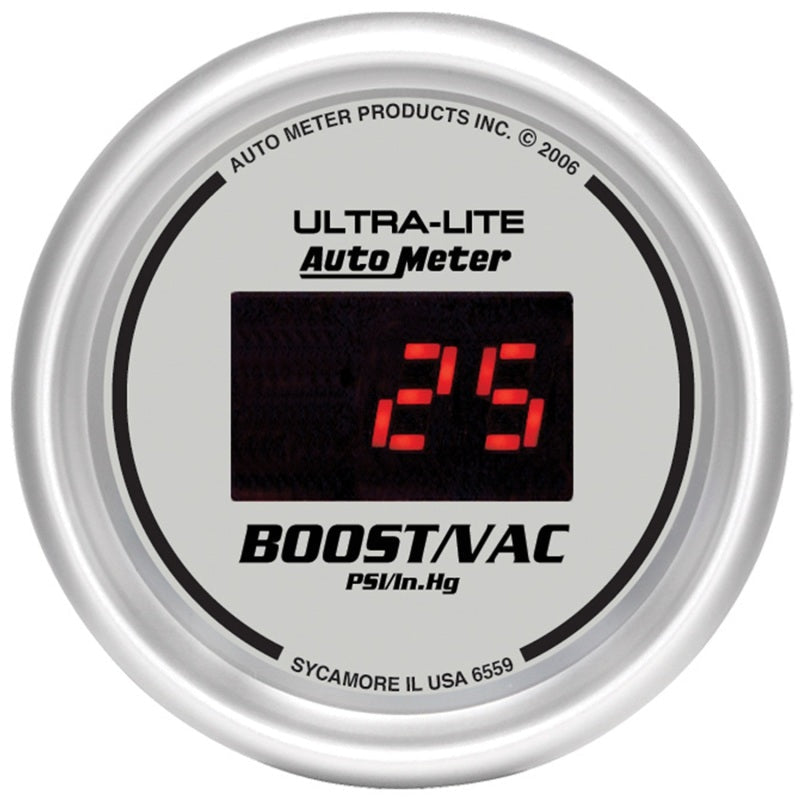 2-1/16" BOOST/VACUUM, 5-100 PSI, ULTRA-LITE DIGITAL