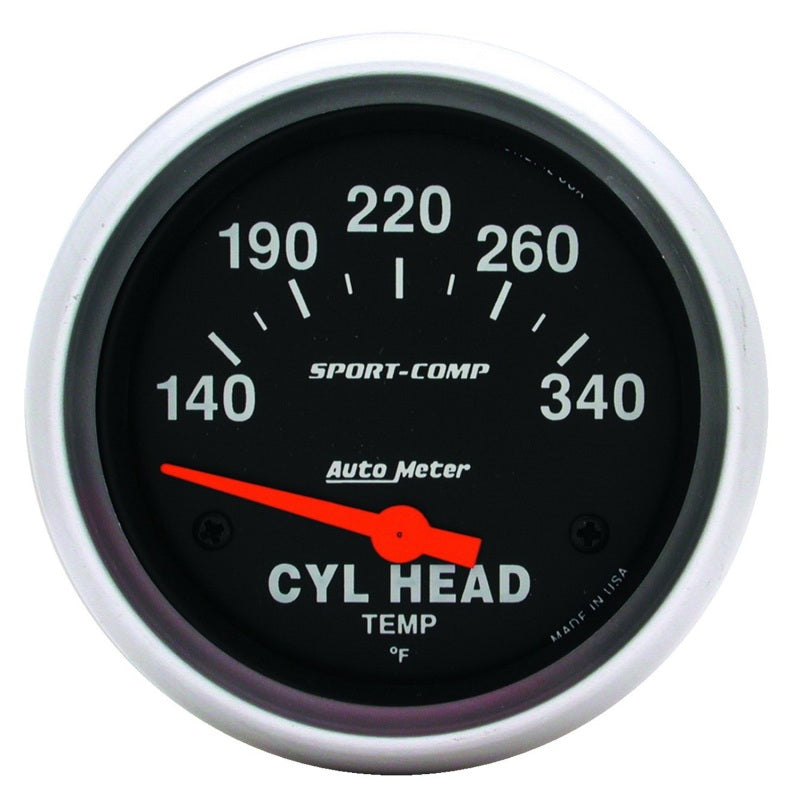 2-5/8" CYLINDER HEAD TEMPERATURE, 140-340 °F, SPORT-COMP