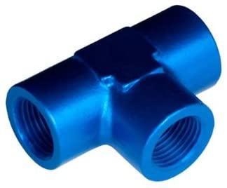 Redhorse Performance 917-02-1 1/8" Female Tee NPT Adapter-Blue