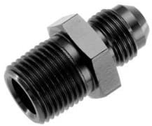 Redhorse Performance 816-12-16-2 -12 straight male adapter to -16 (1") NPT male - black