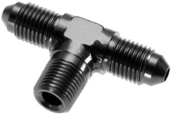 Redhorse Performance 825-04-02-2 -04 x -02 (1/8") tee with thread on the side - black