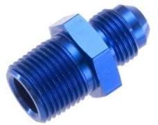 Redhorse Performance 816-16-16-1 -16 straight male adapter to -16 (1") NPT male - blue