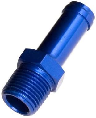 Redhorse Performance 840-12-12-1 -12 (3/4") OD hose nipple to -12 (3/4") NPT male - straight - blue