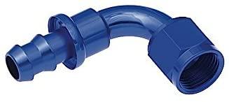 Redhorse Performance 2090-12-1 -12 90 degree AN/JIC hose end push lock - blue