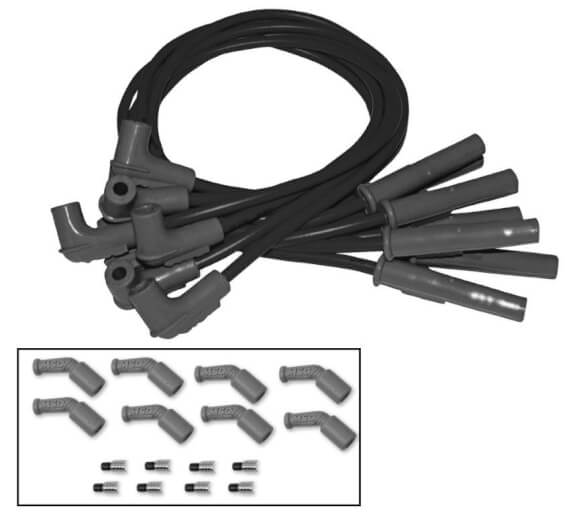 MSD 32073 Universal Super Conductor Spark Plug Wire Set LS Engines