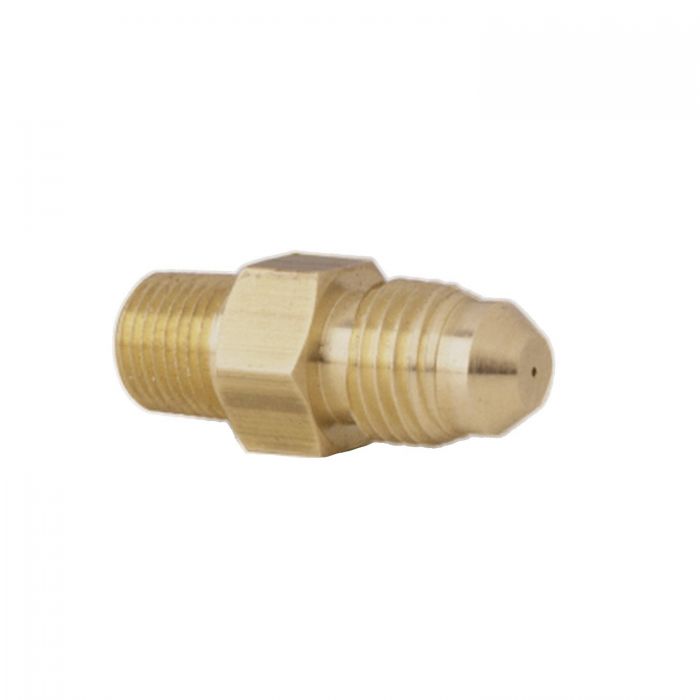 Autometer 3277 Nitrous/Fuel Restrictor Adapter, -4AN Male To 1/8" NPT Male