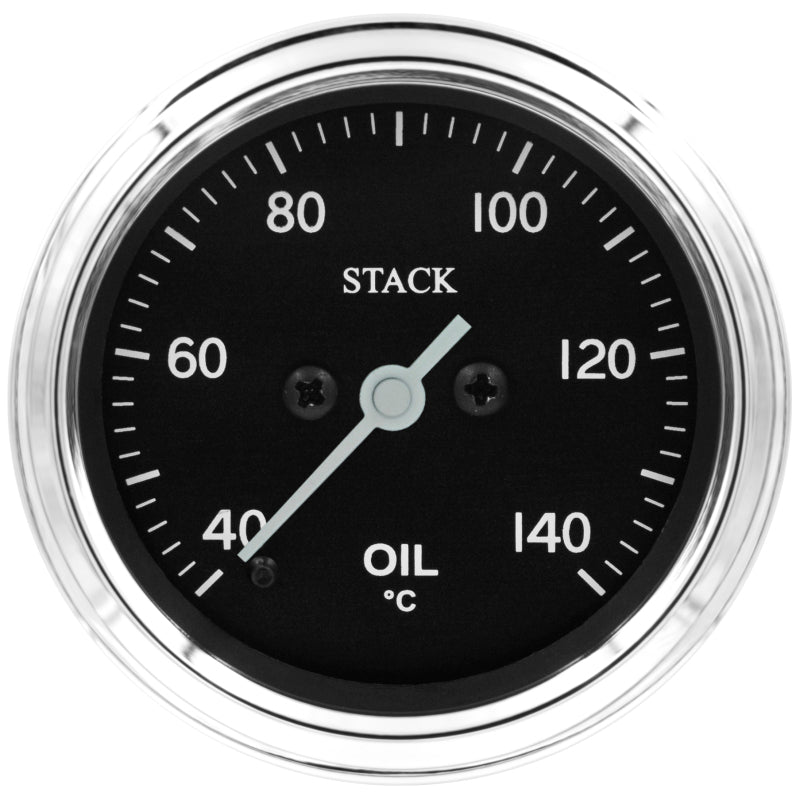 OIL TEMP, PRO STEPPER MOTOR, 52MM, CLASSIC, 40-140 °C, 1/8" NPTF MALE