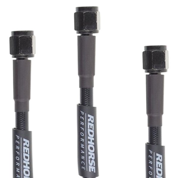 Redhorse Performance 3302-03-48 Straight -3 to straight -3 48" Pre-Assembled brake line - black