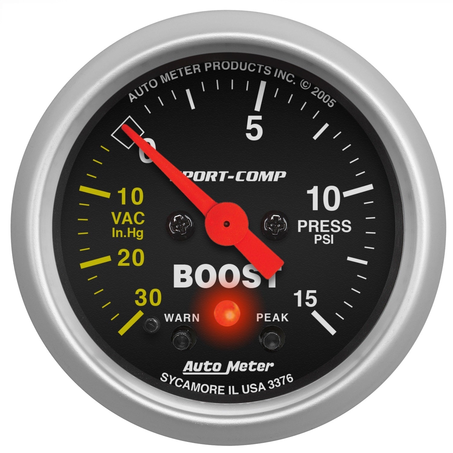 2-1/16" BOOST/VACUUM, 30 IN HG/15 PSI, SPORT-COMP