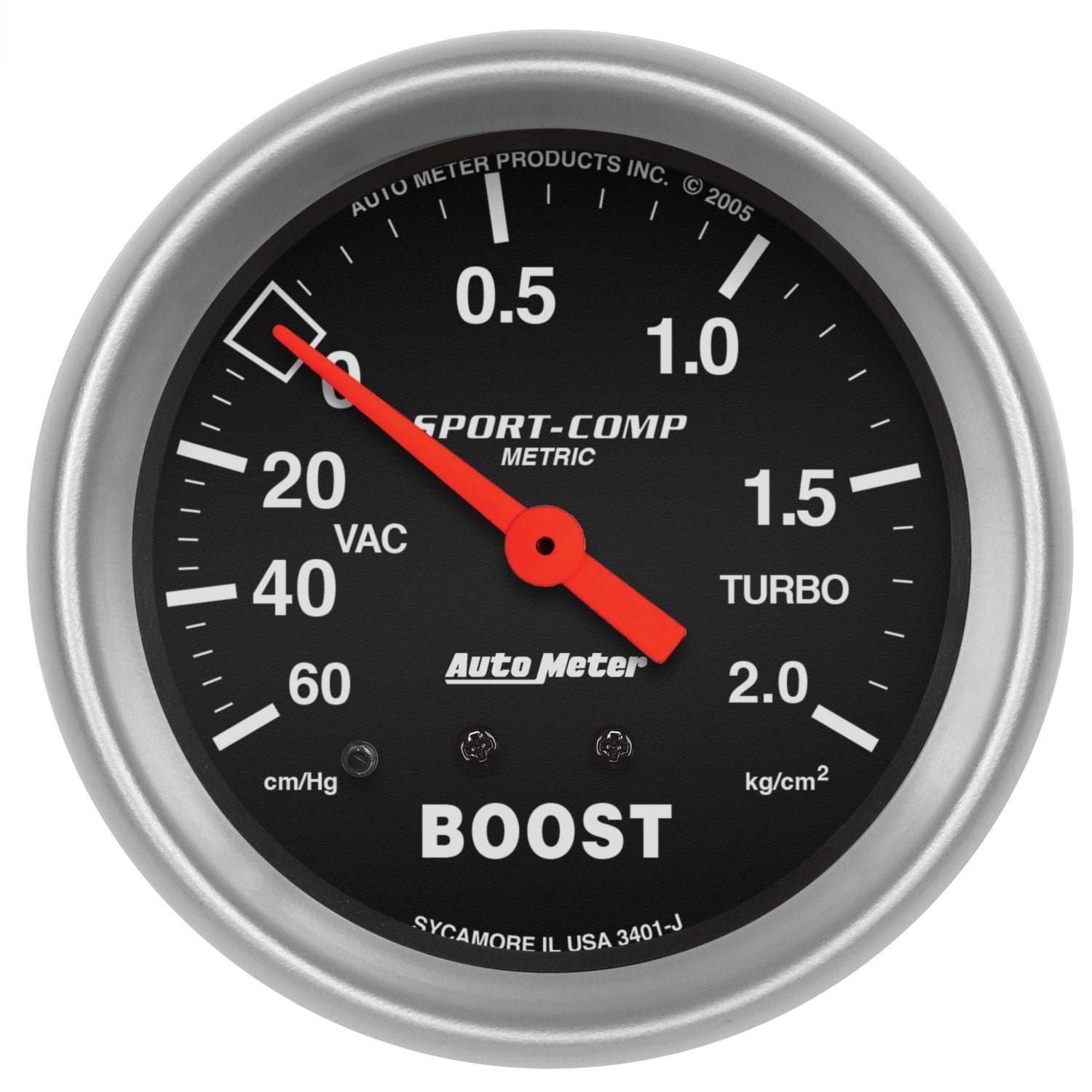 2-5/8" BOOST/VACUUM, 60 CM/HG-2.0 KG/CM2, SPORT-COMP